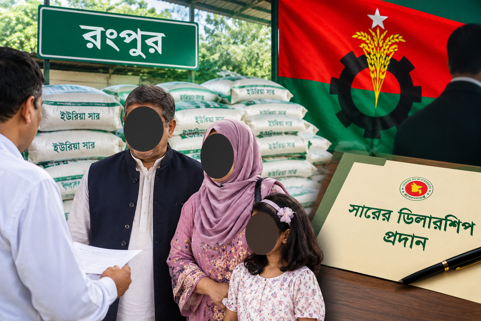 রংপুরে স্ত্রী-কন্যাকে ডিলার দেখিয়ে সারের ডিলারশিপ নিচ্ছেন বিএনপি নেতারা